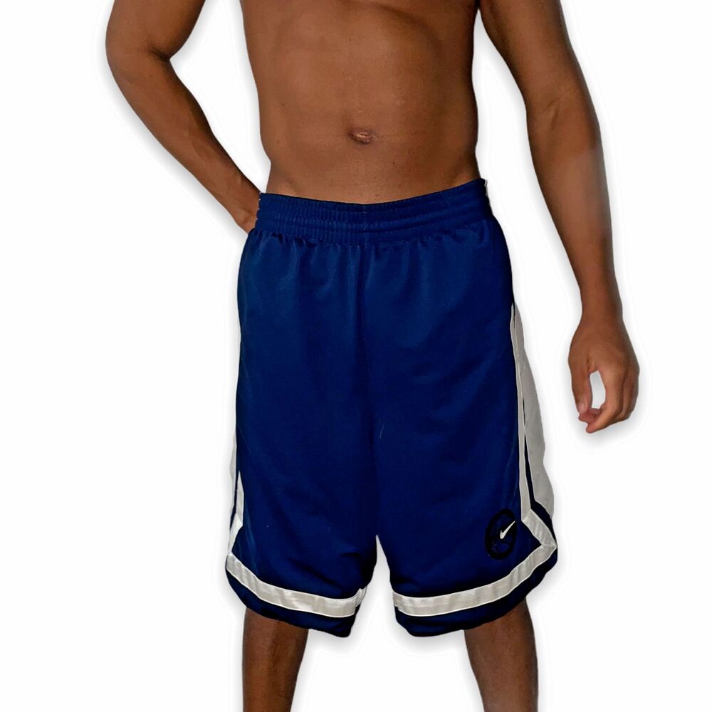 Nike Vintage Super Rare Basketball Dazzle Shorts Reversible Silky Shiny